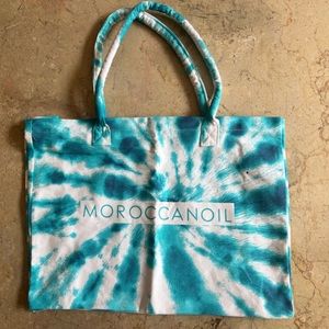 Super Large / Spacious Tie Dye Moroccan Oil Tote Bag